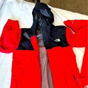 The North Face rain jacket